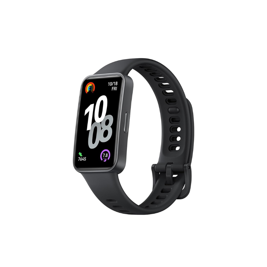 HUAWEI Band 10 Smart Watch, Metallic Design and Comfortable Wearing, Pro-level Sleep Analysis, Emotional Health Aid, 100 Workout Modes, Robust Battery Life, IOS and Android, Black