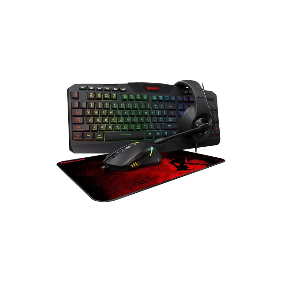 Redragon S101 Wired Rgb Backlit Gaming 4 In 1 Combo
